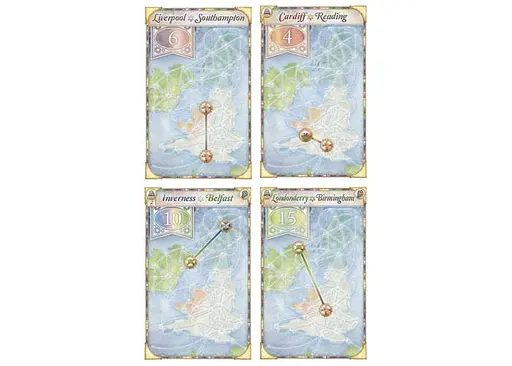 Настільна гра Days of Wonder Квиток на поїзд - Колекція карт №5: Сполучене Королівство та Пенсильванія (Ticket to Ride - Map Collection 5: United Kingdom & Pennsy) (англ.) (DOW720123) - фото 3