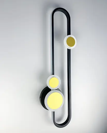 Бра у видовженому чорному корпусі Арт. DE 16C/1 Line F - фото 2