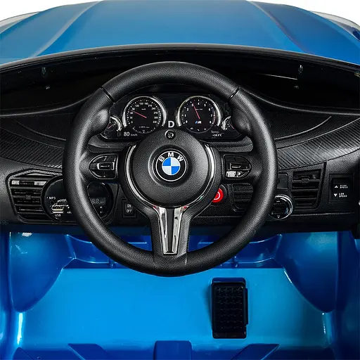 Электромобиль детский Bambi Джип Racer BMW JJ2199EBLRS-4 со светом и пультом Синий - фото 5