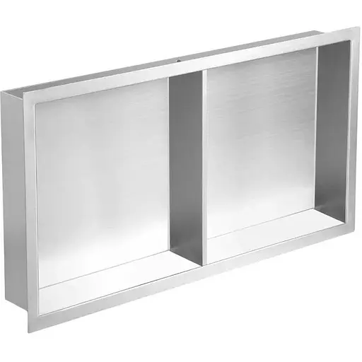 Полка в ванную Mixxus Premium Niche-0103 MI6681, Нержавеющая сталь - фото 1