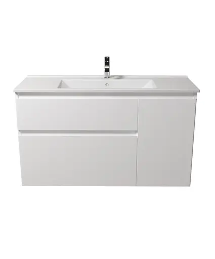 Тумба Мойдодир Baki 120-U з умивальником SU-120 Білий - фото 2