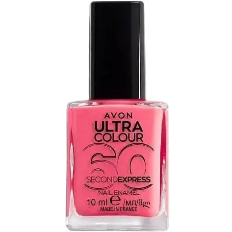 Швидковисихаючий лак для нігтів Avon УльтраКолір за 60 секунд Strawberry Margarita 10 мл (49469293) - фото 1