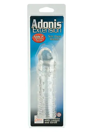 Насадка на пенис CalExotics Adonis Extension 16 см прозрачный - фото 2