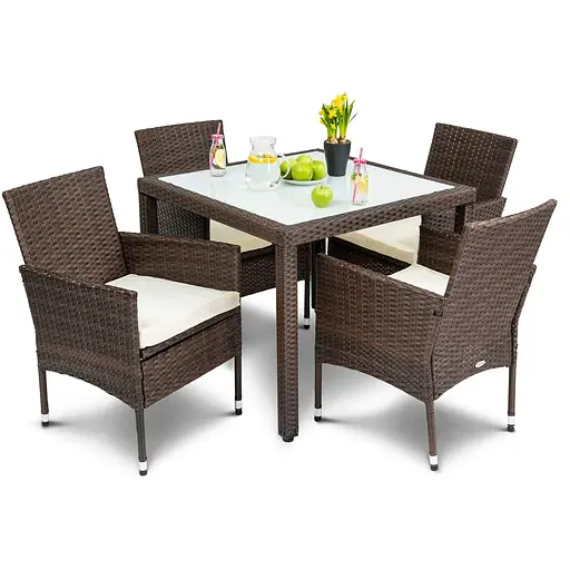 Садові меблі Di Volio Verona 4+1 коричнева