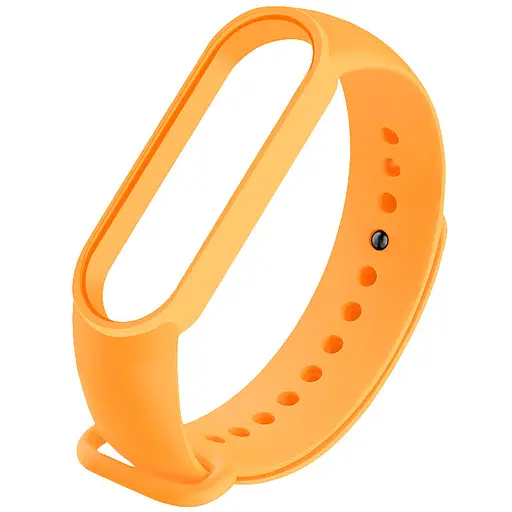 Силиконовый ремешок Xiaomi Mi Band 3/4 Оранжевый / Bright Orange