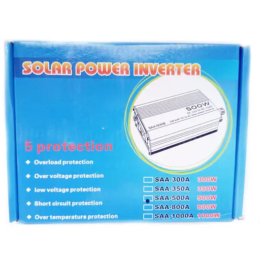 Автомобільний інвертор Solar Power Inverter Himastar 015 c 12V на 220V 500W модифікована синусоїда Silver, 1 розетка, 1 USB (11058) - фото 5