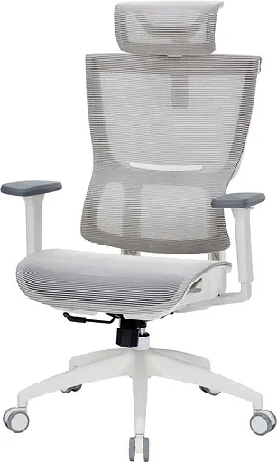 Офісне крісло OfficePro Elegant OC660-W-LG-LG (OC660-W-LG-LG) - фото 3