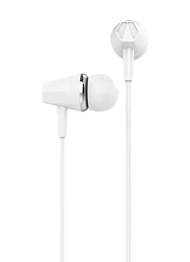 Дротові навушники Hoco M34, з мікрофоном, 3.5mm, 1.2m, Білий - фото 2
