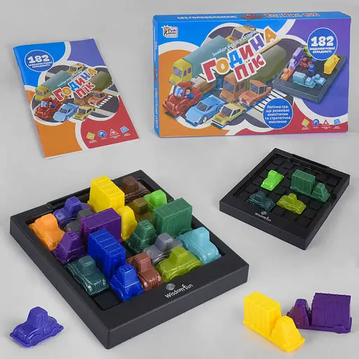 Развивающая игра "Час пик" UKВ-В 0036 4FUN Game Club, в коробке (6904660036505) - фото 1