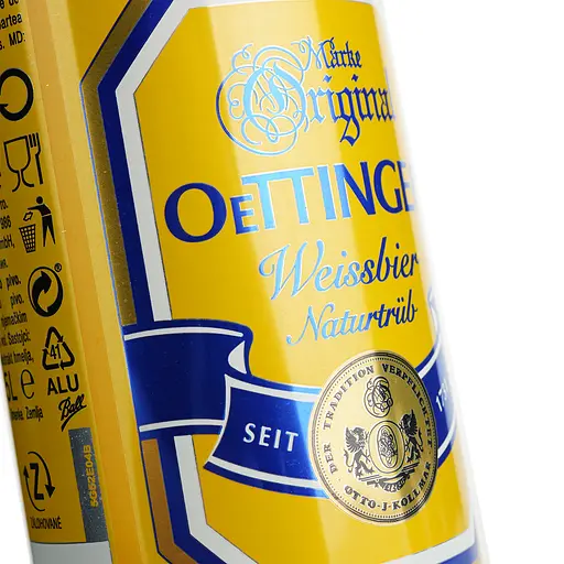 Пиво Oettinger Weissbier світле нефільтроване 4.9% 0.5 л з/б (910699) - фото 7