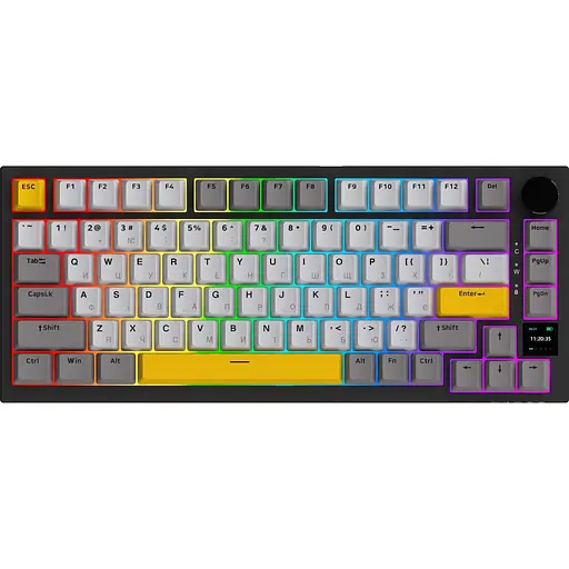Клавиатура Ajazz AK820 Pro Flying Fish Switch Black AK820PRO-FF-BGY (129504)