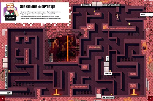 Minecraft Стікербук: Нижній світ і Край - Стефані Мілтон (978-617-7688-32-6) - фото 4