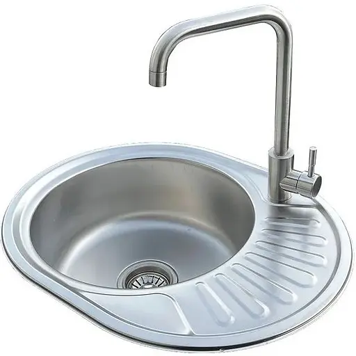 Комплект мийка + змішувач Romzha Taleyta Satin (В) - фото 1