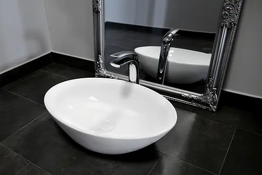 Умивальник Rea Hana slim накладний білий REA-U1951, Білий - фото 2