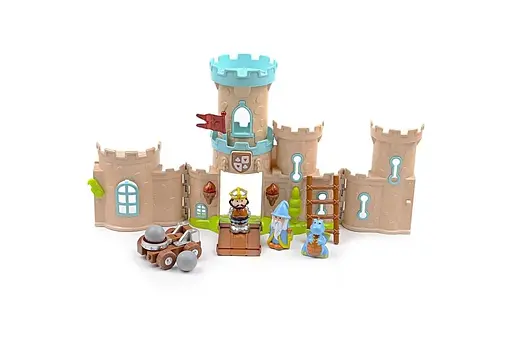Игровой набор Кукольный замок с катапультой и фигурками IM446