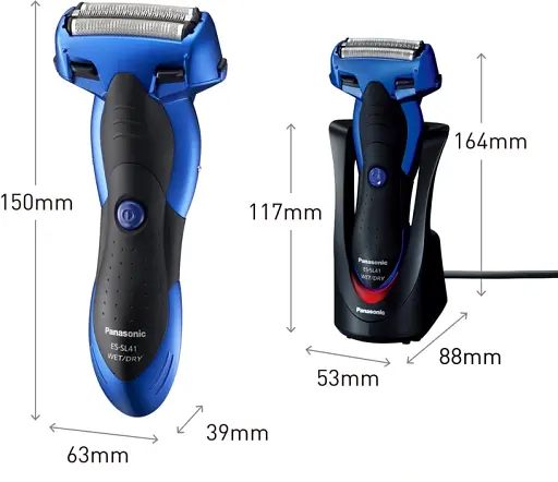 Бритва електрична Panasonic сіткова чорно-синя (ES-SL41-A520) - фото 7