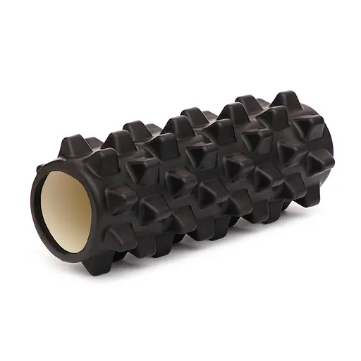 Масажний ролик Cornix EVA 33 x 14 см (валик, ролер) XR-0325 Black - фото 3