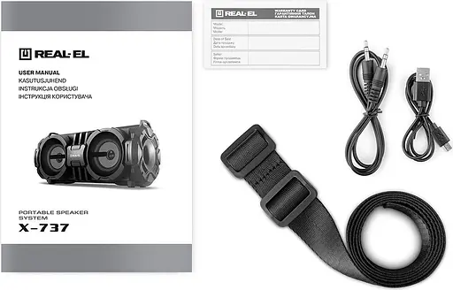 Акустика REAL-EL X-737 Black [82792] - фото 11