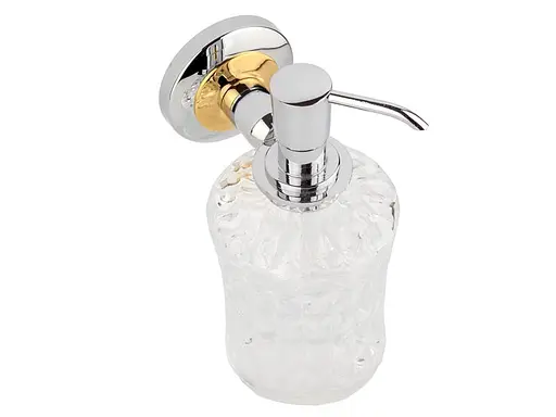 Дозатор для рідкого мила Kugu Maximus 614C, Хром - фото 4