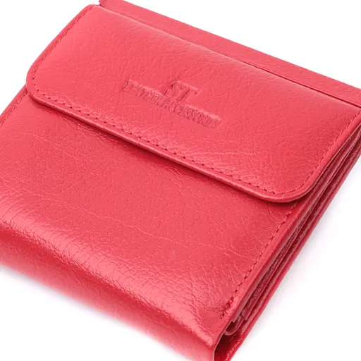 Кожаный женский кошелек ST Leather 10х10.3х2 см acs0029434 - фото 5