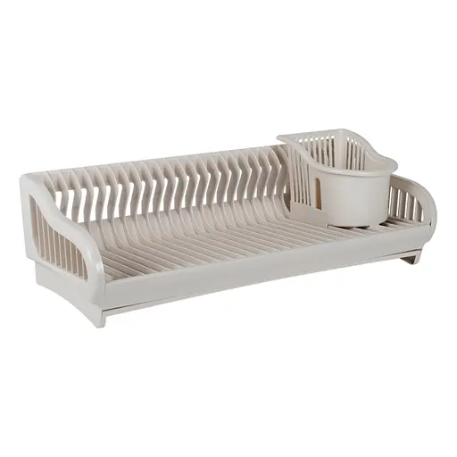 Сушилка для посуды Алеана 53 х 23 х 19 см белая роза (алн 167091/белая роза)