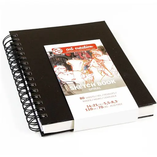 Блокнот на спирали Royal Talens Art Creation 110г/м2 80л - фото 5