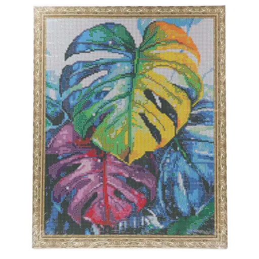 Набір з алмазною мозаїкою "Монстера" 40*50 см, IDEA2-CK6531, ТМ "99IDEAS" - фото 6