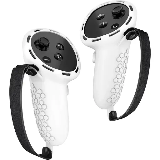 Чехол на контроллеры DK Silicone Controller Protective Case для Meta Quest 3/Quest 3S White [139307] - фото 2