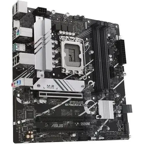 Материнская плата Asus Prime LGA1700, B760M-A D4-CSM, B760, 4xDDR4, Int.Video (CPU), 4xSATA3, 2xM.2, 3xPCI-E 16x 4.0, Realtek 7.1, Realtek 2.5Gb, 5xUSB3.2/7xUSB2.0, HDMI/DP, MicroATX - фото 3