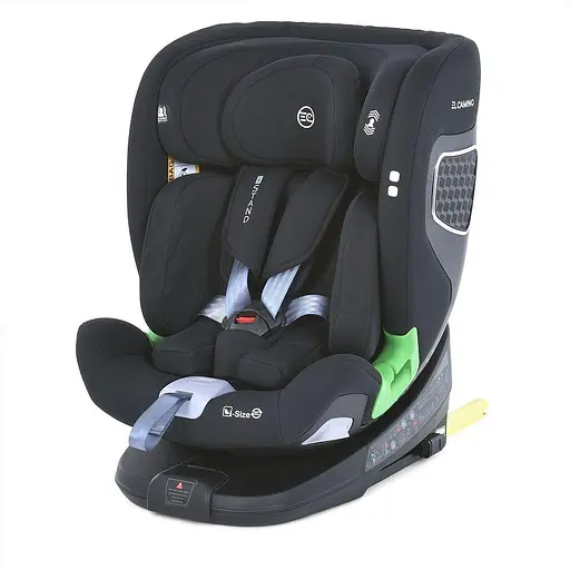 Безпечне дитяче автокрісло El Camino ME 1146 i-STAND Royal Black - фото 8