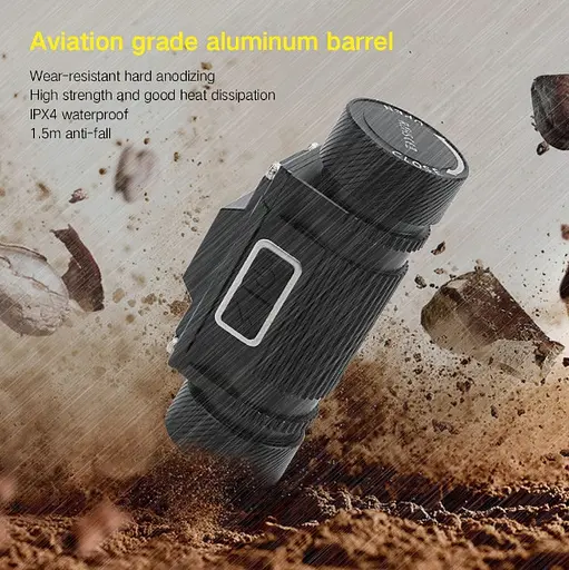 Налобний ліхтар Boruit B50 Магніт XM-L2 + 4 * XP-G2 Type C 6 режимів 6000 Lm Ліхтарик - фото 9