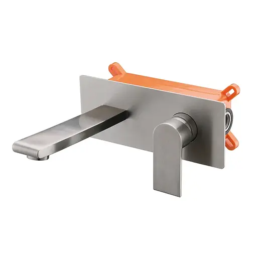 Смеситель для умывальника Koer KI-16015-02 встраиваемый KR4783 Нержавеющая сталь - фото 1