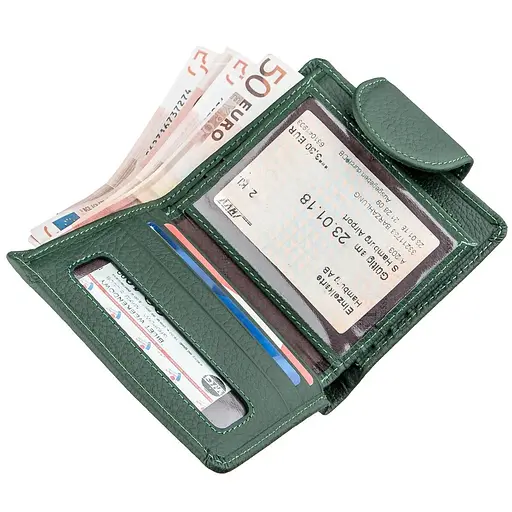 Кошелек женский компактный ST Leather 9.5х11х3 см acs0029675 - фото 6