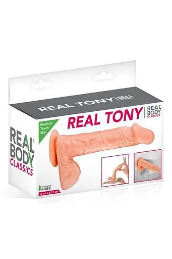 Фаллоимитатор Real Body - Real Tony Flash, TPE, диаметр 3,5 см - фото 3