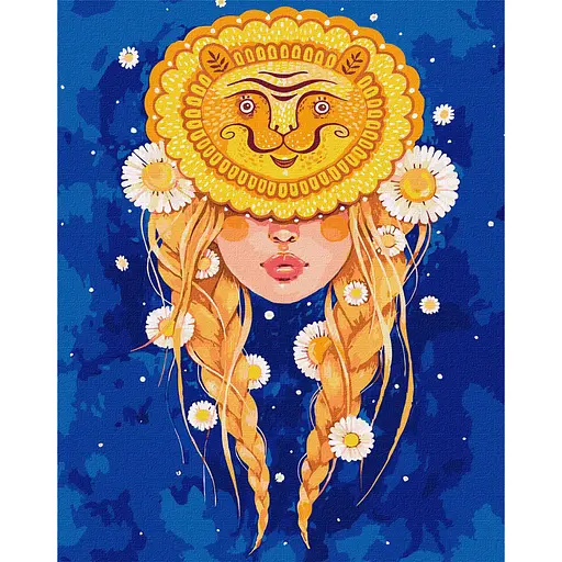 Картина за номерами "Лев" ©lesya_nedzelska_art Ideyka KHO2599 40x50 см