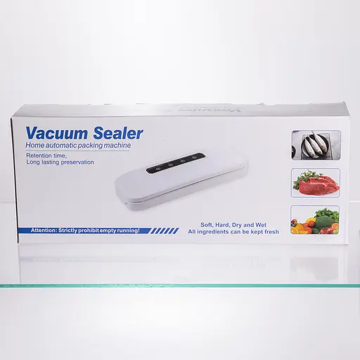 Вакууматор побутовий Yiwu для сухих та вологих продуктів 400 Вт вакуумний пакувальник 4 режими роботи + 10 пакетів Білий HP-11-17W - фото 7
