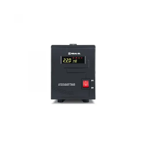 Стабілізатор напруги Real-El STAB ENERGY-2000 (EL122400013) - фото 2