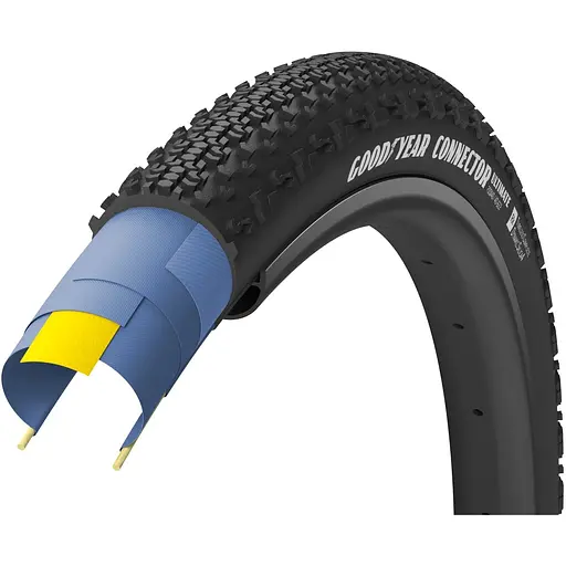 Покрышка GoodYear 700 x 45 45-622 Connector Tubeless Ready Folding 60 tpi Black (1084-TIR-60-08)