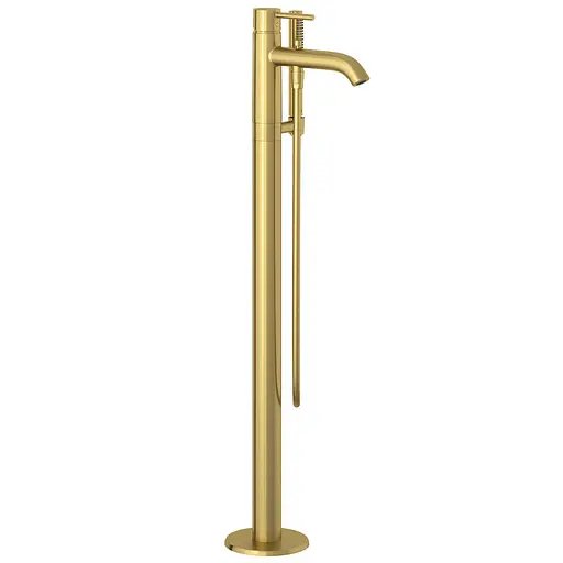 Підлоговий змішувач для ванни Kludi Bozz золотий 38590N076 - фото 1