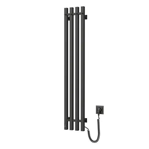 Электрический полотенцесушитель Navin Levante 210x1200 Sensor правая, черный муар 10-012033-4860, Черный матовый, Правое, Электронный - фото 3