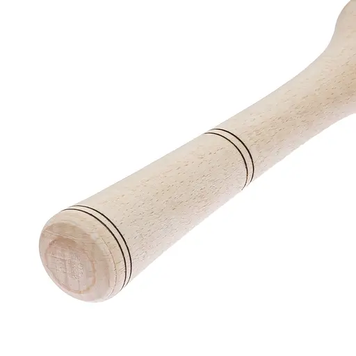 Толкушка картофелемялка фигурная средняя для картошки деревянная 24 см, Woodly Бежевый 86783 - фото 3