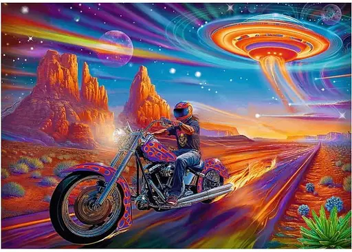 Пазл Trefl Пейзажи мечты: Безумная дорога 1000 эл. (10930) - фото 2