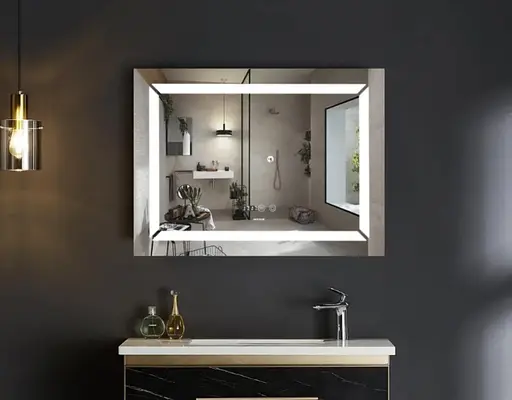 Дзеркало Mixxus Light MR01-70x50 (годинник, LED-підсвічування, антизапотівання) (MI6000) - фото 9