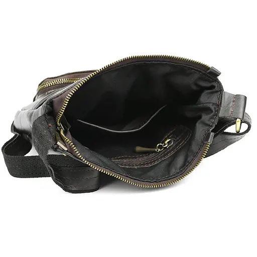 Мужская кожаная сумка мессенджер TARWA 22х25.5х3.5 см sum0028165 - фото 8