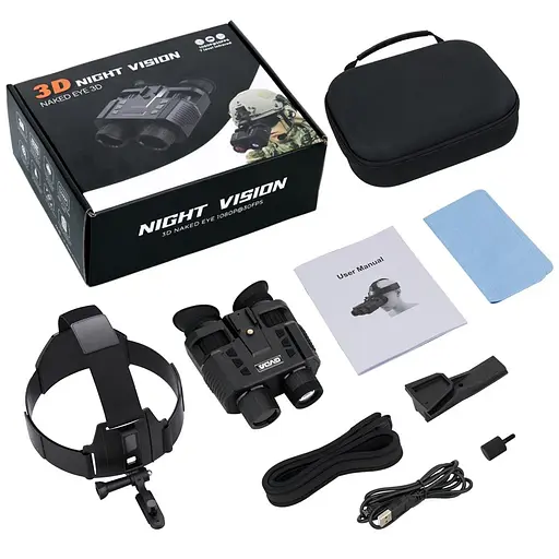 Бинокль ночного видения GVDA918 (до 400м в темноте) с креплением на голову - фото 9