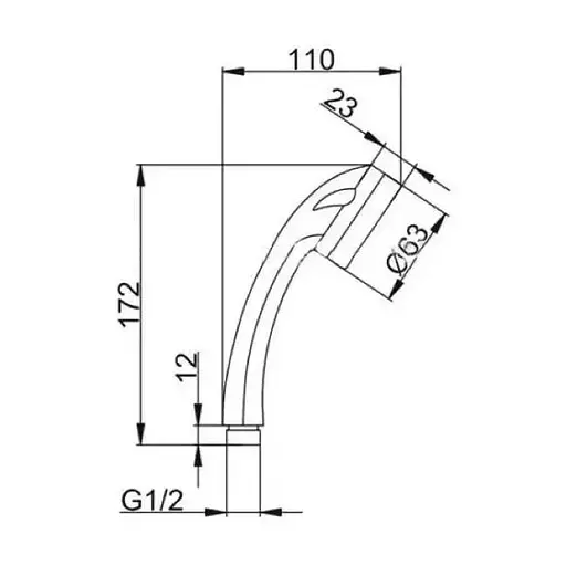 Душовий шланг 150 см збройована сталь Wezer WKR-009-150GG, Графитовый хром - фото 8
