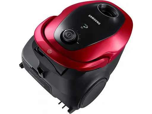Пылесос Samsung VC07M25E0WR/UK Red 750 Вт, мешковый, сухая уборка, объем 2.5 л, телескопическая трубка, насадки: универсальная щетка, экодвигатель - фото 4