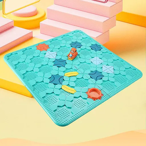 Настольная интерактивная игра Ummi BS805 Logical Road Builder Green - фото 3