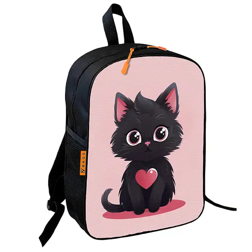 Шкільний рюкзак дитячий з кошеням + Сумка для взуття спортивної форми рюкзак-мішок для хлопчика (01704) - фото 5