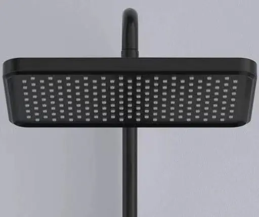 Душова система Dusel Pour Black Smart з підсвіткою (241307000), Чорний матовий - фото 3